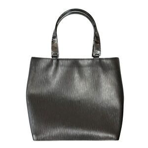 Lamarthe Paris Handbag Leather Purse Black Rectangular Minimalist Capsule Luxury